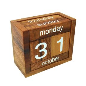 Bsiri Desk Calendar Decord Perpetual Gifts Dad Gifts Mom Office Block Home Home Home Home Small Planner Family Family Talendar Tags Million Wood