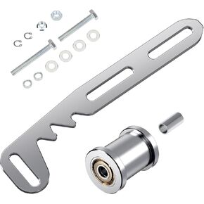 Mini Bike Chain Tensioner Adjuster Bracket with Roller Compatible with Predator 79cc 212cc 224cc 196cc GX160 GX200 Engine Baja Doodlebug DB30 Coleman CT200U CT200U-EX BT200X Baja Minibike Parts