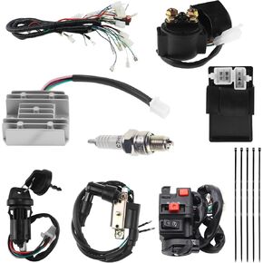 PRO BAT Wiring Harness Loom Key Solenoid Performance Coil Regulator CDI 150cc 200cc 250cc 300cc ATV Quad Dirt Bike in Kuwait