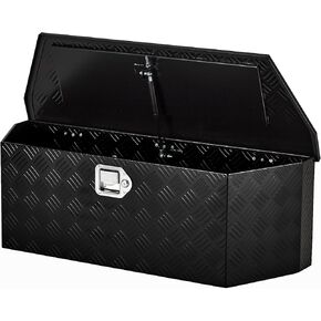 36 '' صندوق لسان مقطورة الألومنيوم ، 36 "x12" x12 "التخزين الثقيل مع القفل والمفاتيح ، منظم تخزين صندوق أدوات الشاحنة ، صدر الأداة لسرير شاحنة بيك آب ، RV