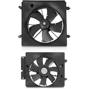 Radiator & AC Condenser Cooling Fan Assembly Pair For 2002-2006 Honda CR-V 19015PZDA01