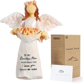 Gifts for Mom,5.12" Mom Gifts Angel Figurine,Birthday Gifts for Mom,Mom Gifts from Daughter,Mom Gifts for Women,Sentimental Gifts for Mom on Birthday and Mother's Day