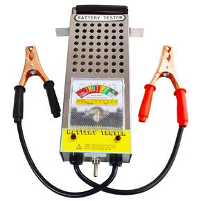 High-Accuracy Battery Load Tester 6V 8V 12V Car Battery Discharge Tester with Voltmeter and Clamps Voltage Tester Automotive Alternator Tester for Car, Van, Boat, Truck, Motorcycle, RV’s Battery