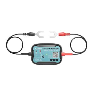 6V 12V 24V Bluetooth Battery Monitor BM7–Work for All Lead-Acid & Lithium Battery with Charging, Cranking System Test & Auto Alarm – Waterproof Voltmeter for Cars, Vans, Trucks, Motorcycles, Boats
