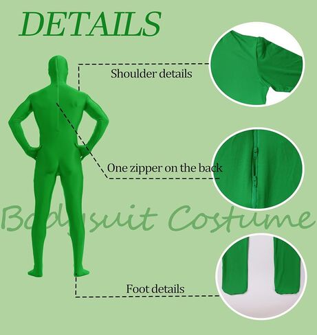 ATHX Men's and Women's Spandex Open Face Bodysuit Costume Adult Stretchy Halloween Cosplay Body Suit Zentai Suit Outfits in Saudi Arabia