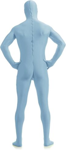 ATHX Men's and Women's Spandex Open Face Bodysuit Costume Adult Stretchy Halloween Cosplay Body Suit Zentai Suit Outfits in Saudi Arabia