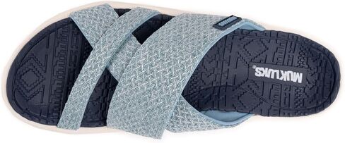 MUK LUKS Women's Sassy Cross-over Sandal in Saudi Arabia