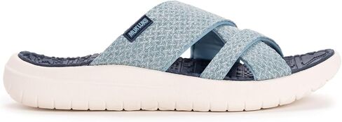 MUK LUKS Women's Sassy Cross-over Sandal in Saudi Arabia
