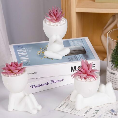 Der Rose 3pcs العصارة المزيفة نباتات مصطنعة للأسود غرفة نوم غرفة نوم منزلية ديكور الجمالية الداخلية in Kuwait