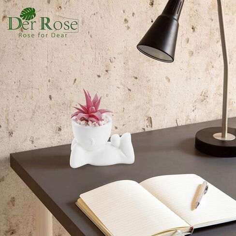 Der Rose 3pcs العصارة المزيفة نباتات مصطنعة للأسود غرفة نوم غرفة نوم منزلية ديكور الجمالية الداخلية in Kuwait