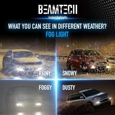 BeamTech H-4 Lapts ، S1 Series 900-3 Fanlsess 300 ٪ أكثر إشراقًا 6500 كيلو أبيض ضوء ، 2 لمبات in Kuwait