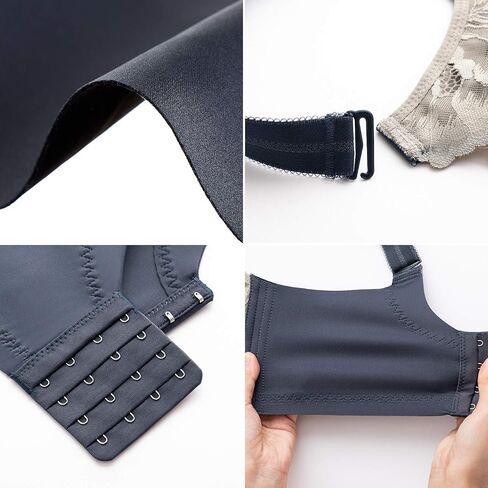 AILIVIN 32-42 (B-DDD) LATELLAY LATING CUPE CUP CUPERFREE التغطية الكاملة غير المتجددة بالإضافة إلى صدر الحد الأدنى للحجم in Kuwait