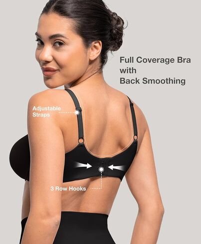 Minimizer Bras for Women Full Coverage Unlined Underwire Bras Plus Size Lifting Bra for Heavy Breast in Kuwait