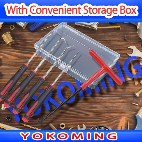 Spring Hook O Ring Pick Set ５pcs for Automotive Oil Seal O-Ring Seal Gasket Hook and Pick Set Motorcycle Spring Puller Tool Mechanic Pick Set in Kuwait