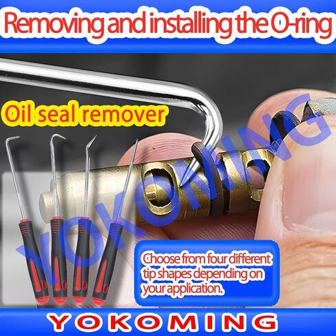 Spring Hook O Ring Pick Set ５pcs for Automotive Oil Seal O-Ring Seal Gasket Hook and Pick Set Motorcycle Spring Puller Tool Mechanic Pick Set in Kuwait
