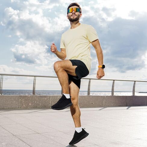 Mens Running Shoes Tennis Shoes Walking Gym Sneakers Lightweight Non Slip Mesh Casual Workout Sneakers in Saudi Arabia