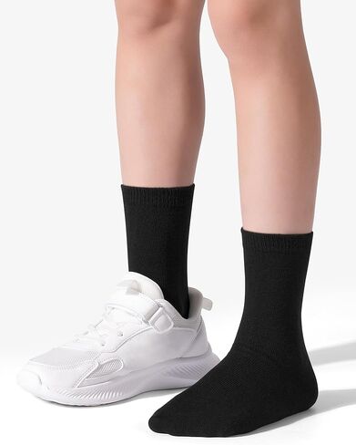 8 أزواج أطفال جوارب للأولاد فتيات الطاقم اللباس الجوارب الرياضية لينة القطن السلس in Kuwait