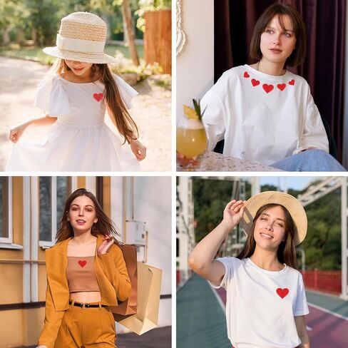 62 قطعة من المكواة على الرقع على شكل قلب، خياطة على/الكي على رقعات القلب، مكواة قلب مطرزة ملونة على الشارات، رقعة مزينة على شكل قلب قابلة للكي، للملابس والقبعات الجينز وحقائب الظهر والأحذية DIY إصلاح الديكور in Kuwait