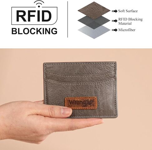 Montana West X Wrangler Credit Card Holder Small Wallets Woman Rfid Blocking Ultra Thin Card Wallet for Ladies Female in Saudi Arabia