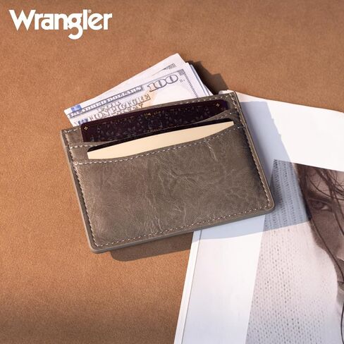 Montana West X Wrangler Credit Card Holder Small Wallets Woman Rfid Blocking Ultra Thin Card Wallet for Ladies Female in Saudi Arabia