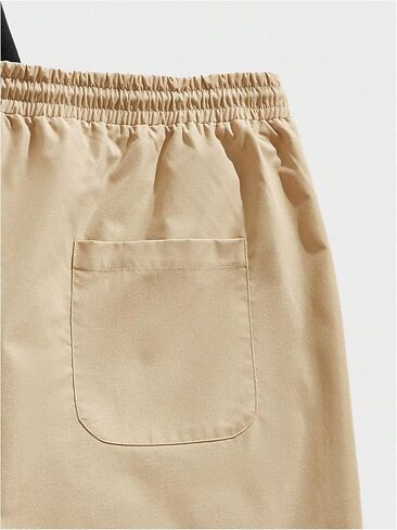 Men's Plus Size 2 Piece Outfits Tropical Print Short Sleeve T-Shirt and Drawstring Shorts Tracksuits in Kuwait