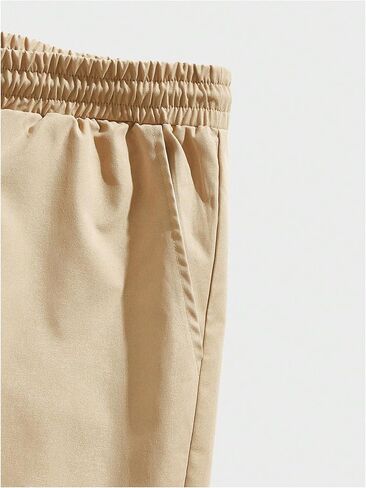 Men's Plus Size 2 Piece Outfits Tropical Print Short Sleeve T-Shirt and Drawstring Shorts Tracksuits in Kuwait