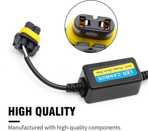 2Pcs* HB4 9006 Decoder Error Code Warning Canceller Anti Flicker Relay Adapter in Saudi Arabia