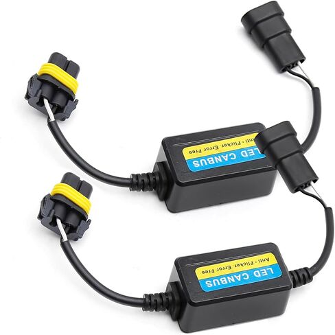 2Pcs* HB4 9006 Decoder Error Code Warning Canceller Anti Flicker Relay Adapter in Saudi Arabia