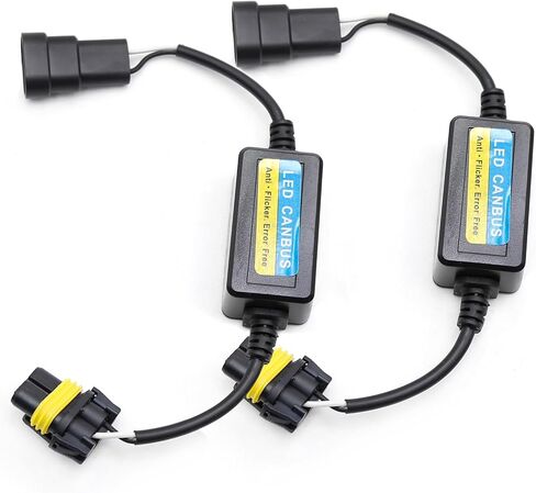 2Pcs* HB4 9006 Decoder Error Code Warning Canceller Anti Flicker Relay Adapter in Saudi Arabia