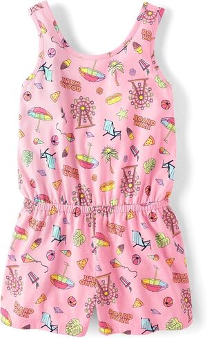 The Children's Place girls Casual Sleeveless Shorts Romper in Saudi Arabia