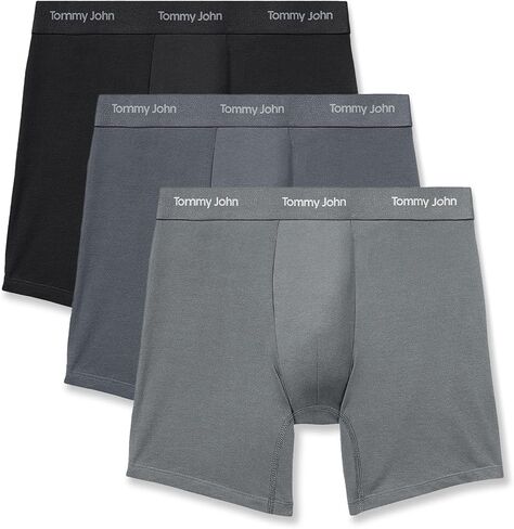 Tommy John Men's Luxe Modal 6" Boxer Brief Underwear 3-Pack in Saudi Arabia