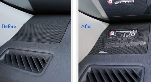 تحلق عالية لتويوتا RAV4 2024 2025 إكسسوارات السيارات توجه مع عرض HUD Digital Device ABS أسود مجموعة (لا تناسب الإصدار الرئيسي) in Saudi Arabia