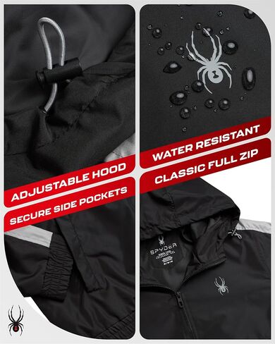 سترة Spyder Mens Windbreaker - سترة مقاومة للرياح والرياح المقاومة للرياح ذات الوزن الخفيف in Saudi Arabia