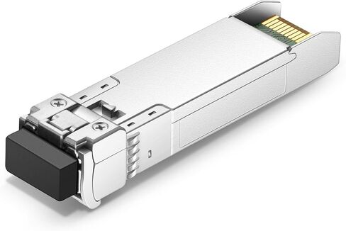 QSFPTEK 1Pack 10GBASE-LR 10G SFP+ Module, 1310nm, 10km, DDM LC Mini-GBIC Transceiver for Cisco SFP-10G-LR, Ubiquiti UF-SM-10G, Mikrotik, Netgear, Qnap NAS, D-Link, TP-Link in Kuwait