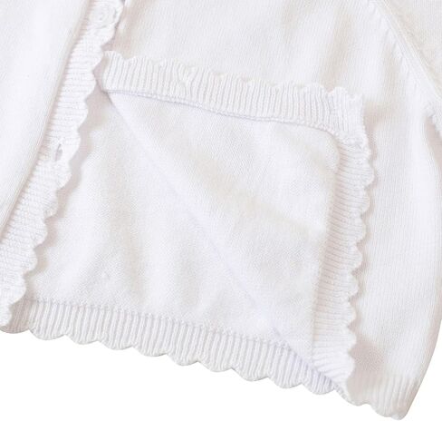 Girls Cardigan Sweater Long Sleeve Knit Bolero Shrug Cropped Tops Kids Cardigans with Button in Kuwait