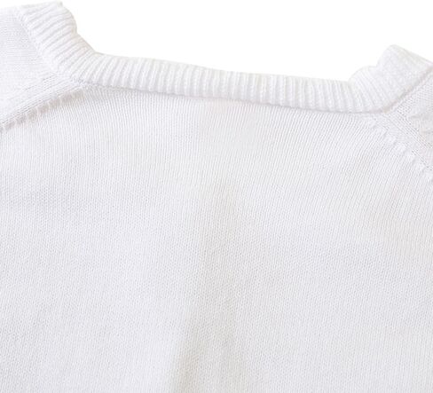 Girls Cardigan Sweater Long Sleeve Knit Bolero Shrug Cropped Tops Kids Cardigans with Button in Kuwait