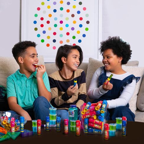 Push Pop Candy Lollipops - Individually Wrapped Variety Candy Party Pack - 10 Count Lollipops in Assorted Fruity Flavors - Fun Candy for Gifts, Celebrations, Party Favors, Gift Baskets, & Birthdays in Saudi Arabia