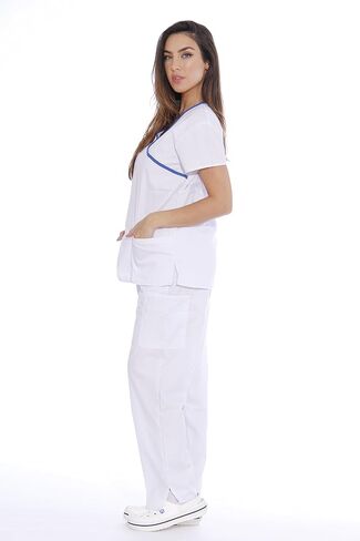 Just Love Women's Scrub Sets Medical Scrubs (Mock Wrap) in Saudi Arabia
