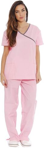 Just Love Women's Scrub Sets Medical Scrubs (Mock Wrap) in Saudi Arabia