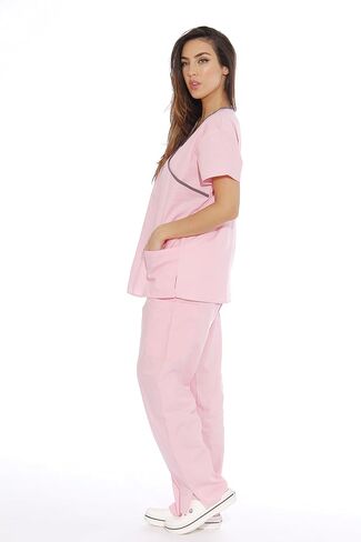 Just Love Women's Scrub Sets Medical Scrubs (Mock Wrap) in Saudi Arabia
