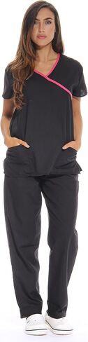 Just Love Women's Scrub Sets Medical Scrubs (Mock Wrap) in Saudi Arabia