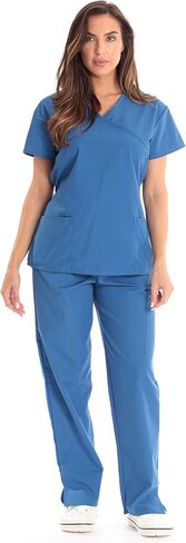 Just Love Women's Scrub Sets Medical Scrubs (Mock Wrap) in Saudi Arabia