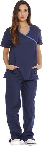 Just Love Women's Scrub Sets Medical Scrubs (Mock Wrap) in Saudi Arabia