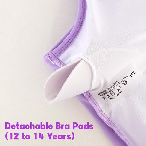 Belovance Girls Swimsuit من قطعتين Tankini بدلات السباحة المتسابقين السباحة مع شورتات رياضية الأطفال في سن المراهقة يرتدي 5-14 سنة in Kuwait