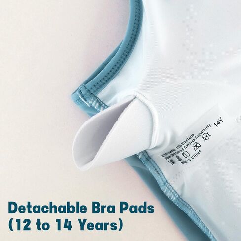 Belovance Girls Swimsuit من قطعتين Tankini بدلات السباحة المتسابقين السباحة مع شورتات رياضية الأطفال في سن المراهقة يرتدي 5-14 سنة in Kuwait
