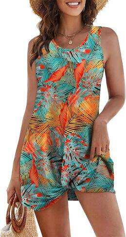 Swimsuit Coverup for Women 2025 Bathing Suit Beach Vacation Clothes for Women Crew Neck Twisted Dress in Saudi Arabia