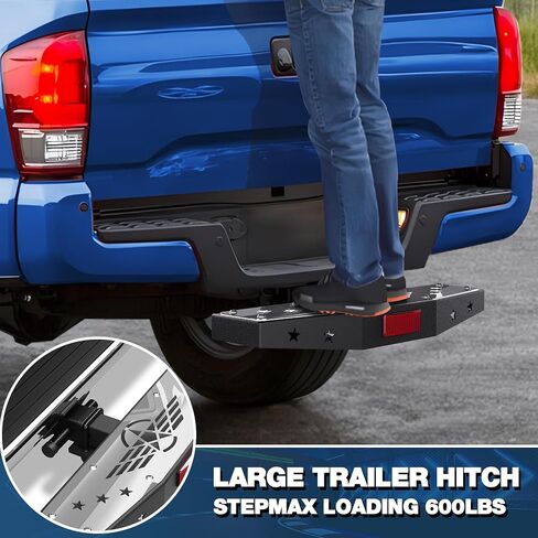 POFENZE Hitch Step مناسب للمركبات المزودة بمستقبل سحب 2 بوصة، ويحمي شريط المصد الخلفي in Saudi Arabia