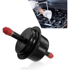 1 PC Auto Transmission Filter, Transmission Filter Oil Grid Inline Filter, Replaces Part No. 25430-PLR-003, Compatible with Honda (Black)