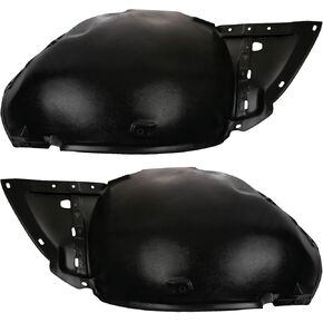 TRQ Front Inner Fender Liner Set Compatible with 2007-2008 INFINITI G35 2009 G37 IN1248116 IN1248119 IN1249116 IN1249119