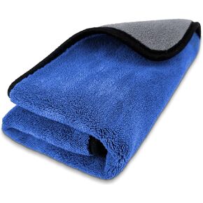 Airlab Microfiber Towels for Cars Drying Extra Large Super Absorbent Cleaning Cloth Auto Detailing Ultra Soft, Lint-Free, Streak-Free 600GSM, 24'' x 35'', 1 Pack